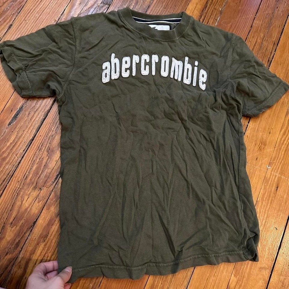 Olive green Abercrombie shirt
